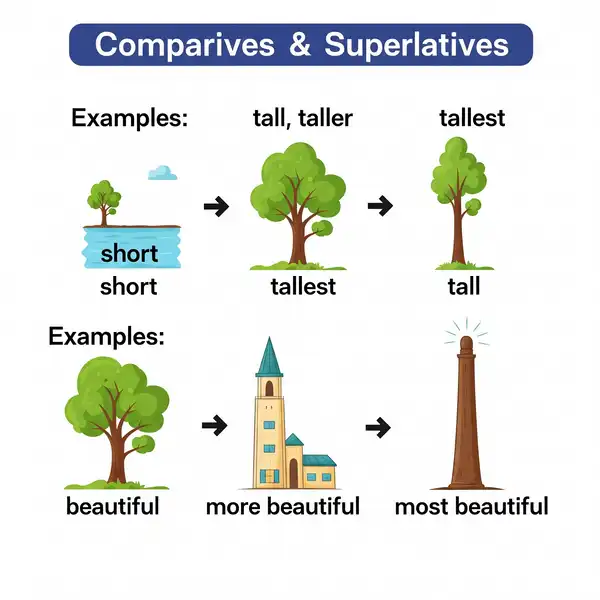 English Comparatives & Superlatives
