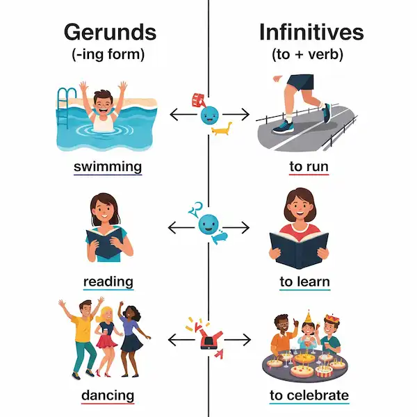 Gerunds vs Infinitives