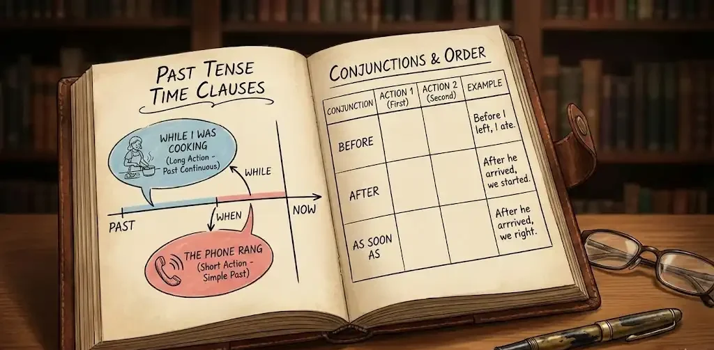 Past Tense Time Clauses Past Tense Time Clauses
