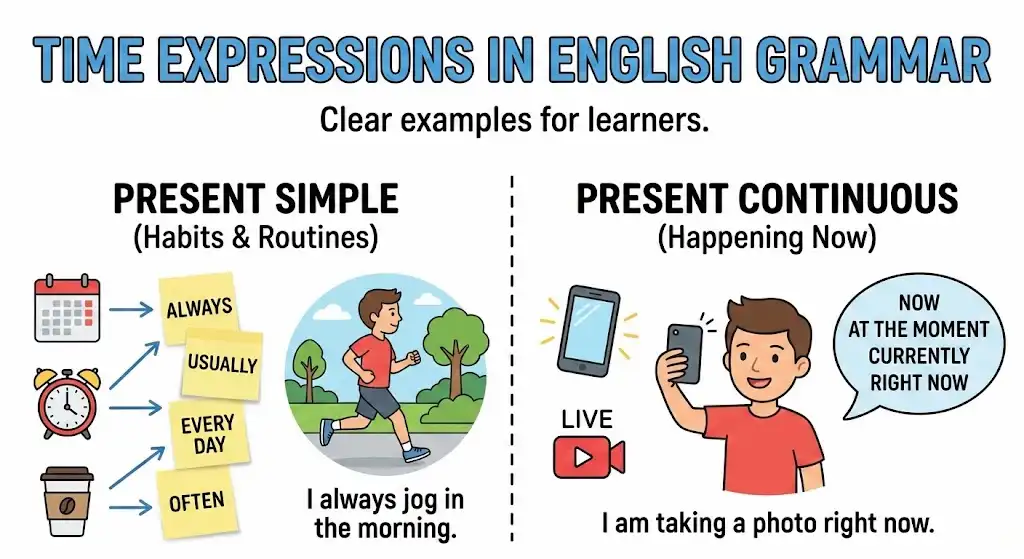 Present Tense Time Expressions Present Tense Time Expressions