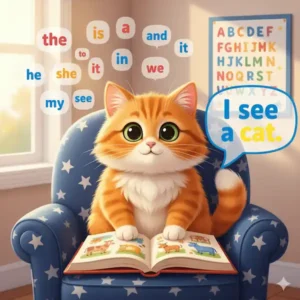 Primary Reading I See Cat