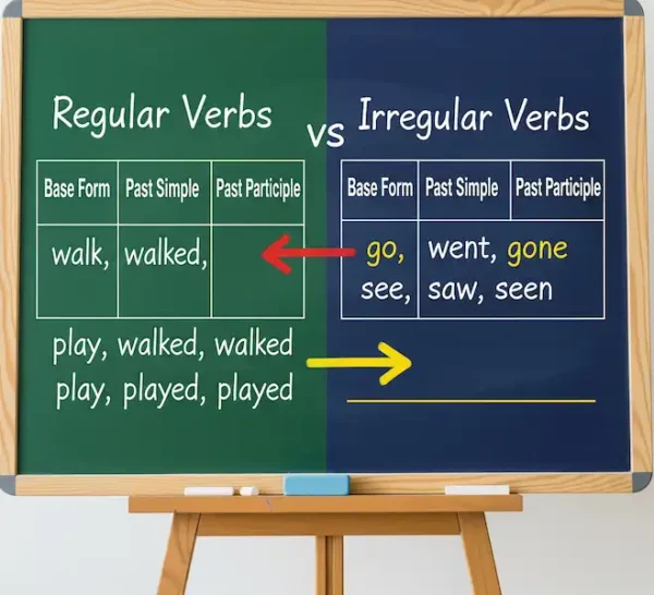 Regular vs irregular verbs